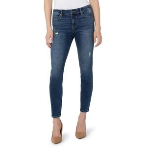 Liverpool Los Angeles Abby Distressed Skinny Jeans (Adams) Size 8